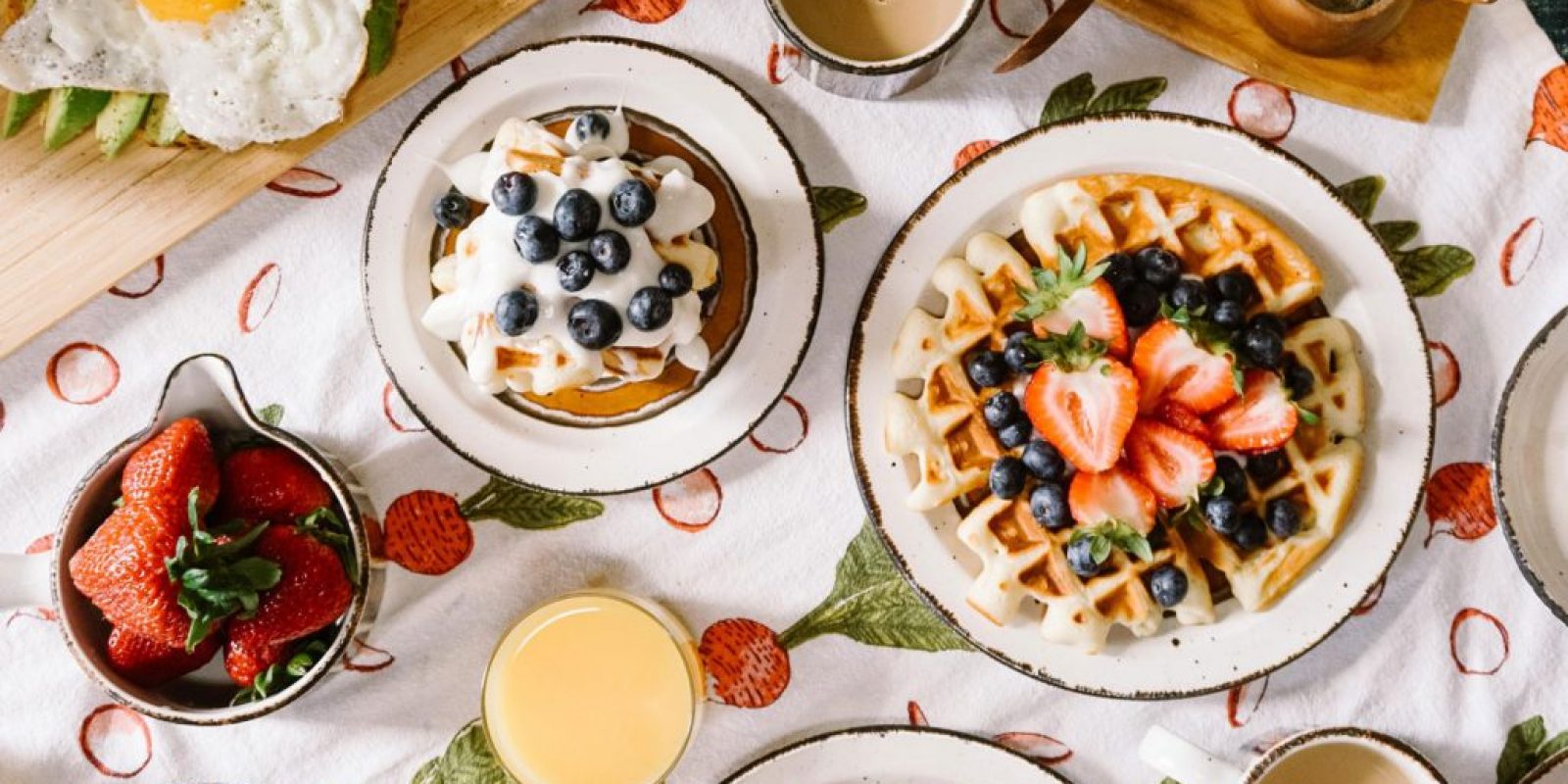 Delicious Field Berry Waffles